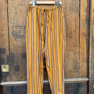 Yard Dyed Pants Yellow