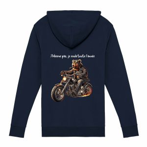 Sweat Zippé Éco – Ours Rider – Full Gaaaz Jungle