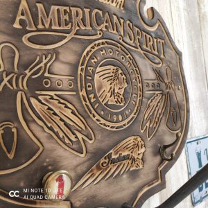 Porte casque INDIAN double