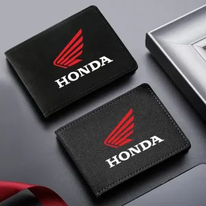 Porte-couverture permis moto Honda – Étui carte grise et portefeuille biker CB CBF Africa Twin