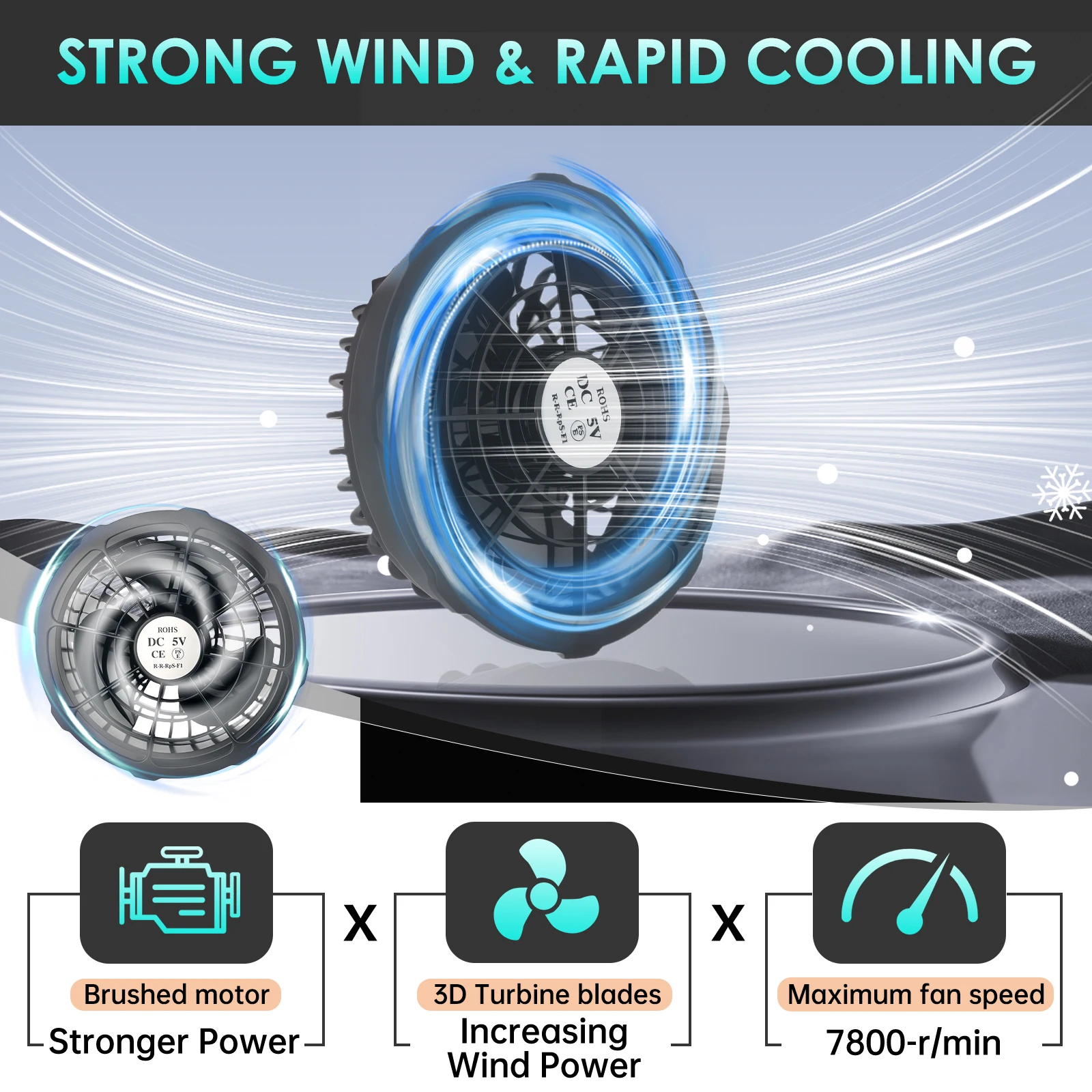 Batterie veste chauffante USB haute capacité pour veste chauffante – Power bank compatible vêtements chauffants – Image 5