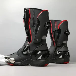 Bottes Moto Imperméables pour Homme – Protection Renforcée et Confort Optimal