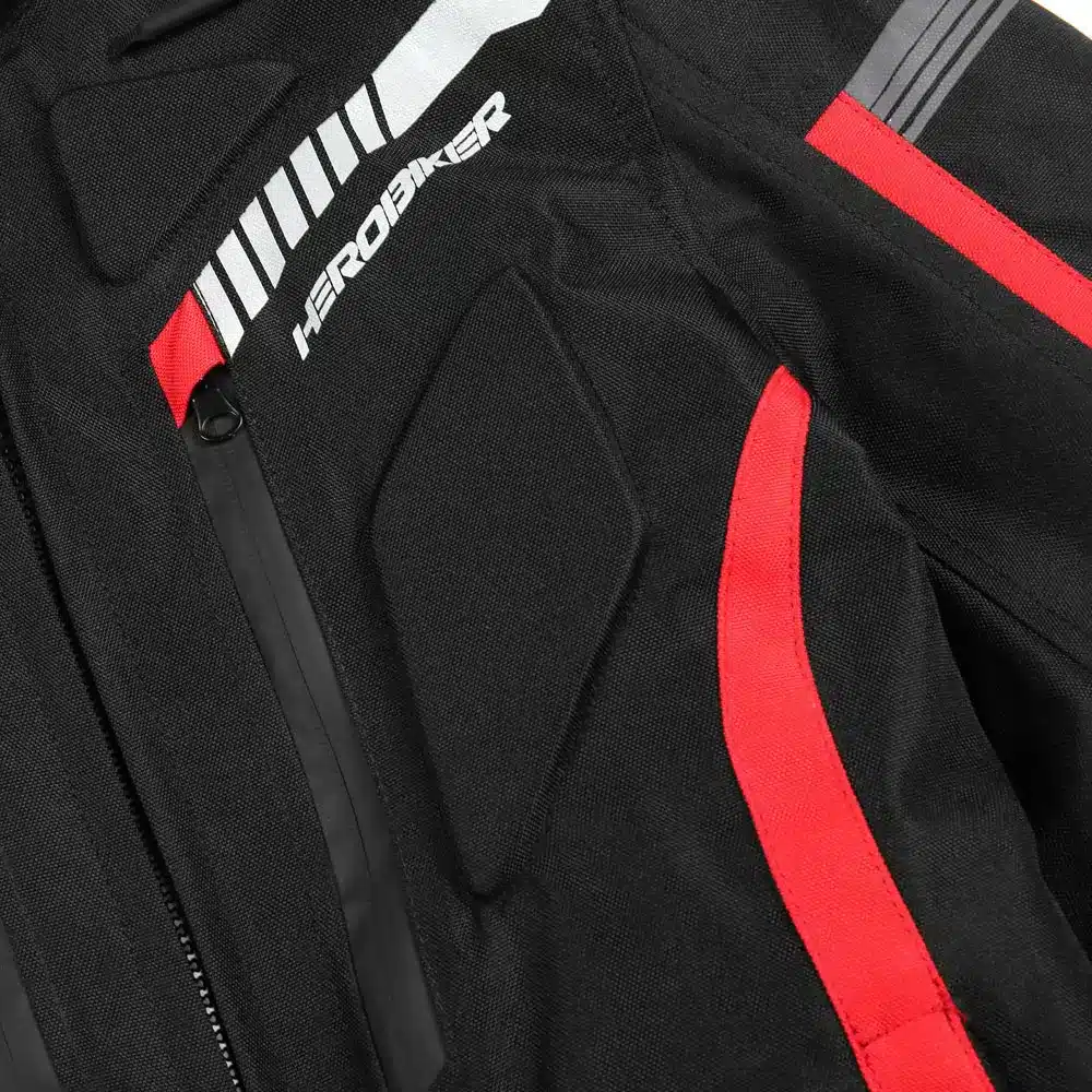 Ensemble Moto HEROBIKER IronRide Homme – Veste et Pantalon Imperméables, Style Sportif, Protection Quotidienne – Image 5