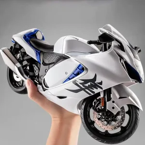 Miniature moto Suzuki Hayabusa 1:9 – modèle collection die‑cast vintage