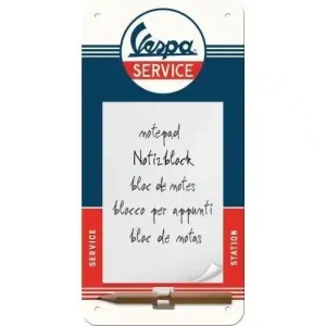Bloc-notes magnétique Vespa – Service officiel