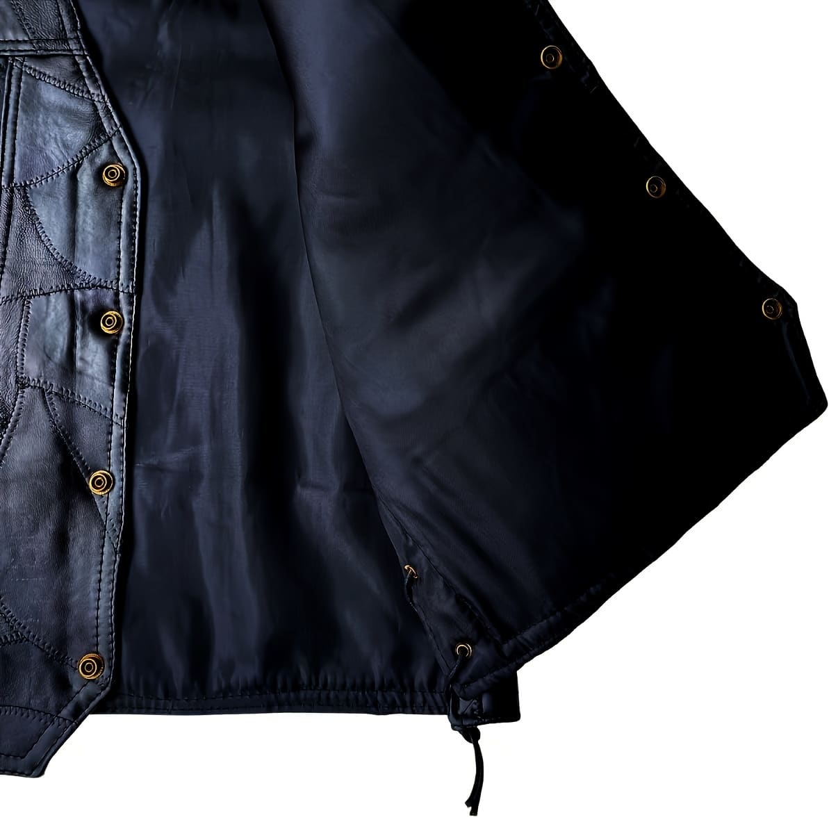 Gilet Biker Simili Cuir Homme – Esprit Rider Indépendant, Drapeau Américain, Route 66 – Style Moto Punk et Motard look – Image 7