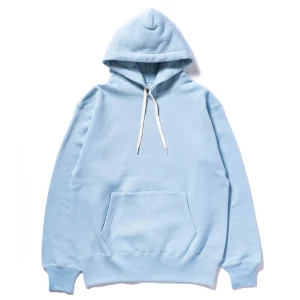 10 oz Loopwheel parka Sax