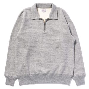 1/4 Zip Sweatshirt Grey