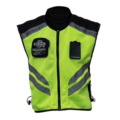 Gilet réfléchissant pour moto de sport, haute visibilité, fluorescent