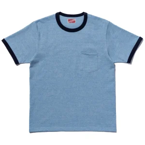 Ringer Tee Heather Navy