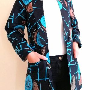 Veste blazer en tissu wax Coco