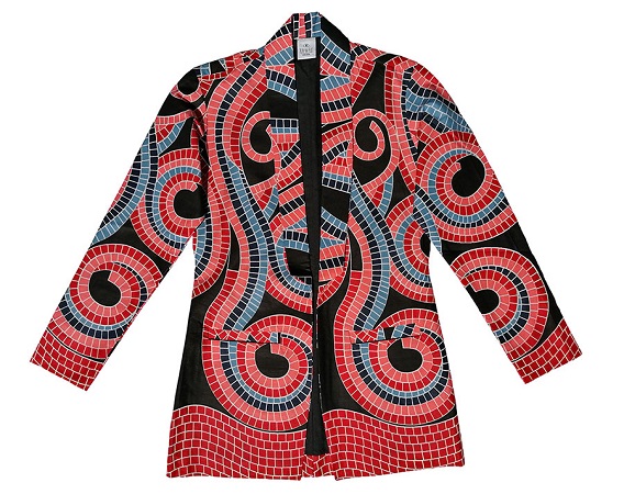 Veste blazer en tissu wax Saly – Image 2