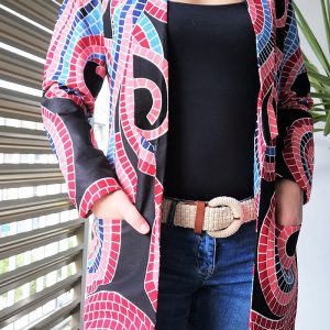 Veste blazer en tissu wax Saly