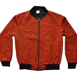Veste Bomber Femme en tissu wax Kolda